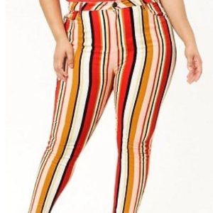 NWT Forever 21 Plus Size Multicolor Skinny Jeans
